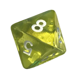 Transparent: Yellow/White (D8)