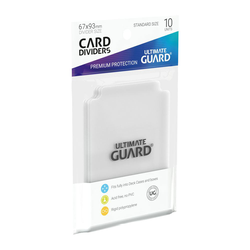 Ultimate Guard Card Dividers Transparent (10)