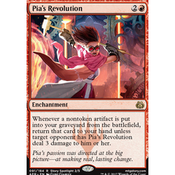 Magic löskort: Aether Revolt: Pia's Revolution