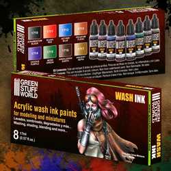 Acrylic Wash Ink Paint Set (8)
