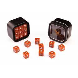 D6 Series: Opaque, Brown - 18-die Set (Acrylic)