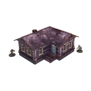 Pre-Painted WW2 Ostfront Village Maria's House (UV-printed) (MDF)