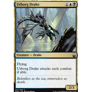 Magic löskort: Battlebond: Urborg Drake (Foil)