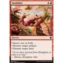 Magic löskort: Dragons of Tarkir: Vandalize (Foil)