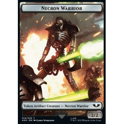 Magic löskort: Universes Beyond: Warhammer 40,000: Necron Warrior Token (Foil) / Insect Token