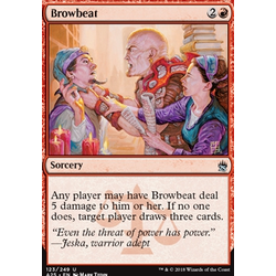 Magic löskort: Masters 25: Browbeat (Foil)