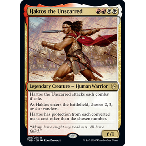 Magic löskort: Theros: Beyond Death: Haktos the Unscarred