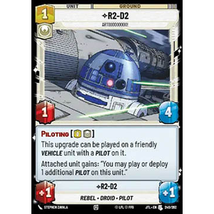 Star Wars: Unlimited Löskort: Jump to Lightspeed: R2-D2, Artooooooooo!