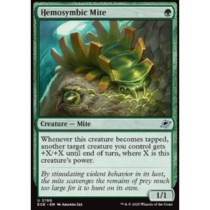 Magic löskort: Edge of Eternities: Hemosymbic Mite