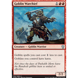 Magic löskort: Dominaria: Goblin Warchief