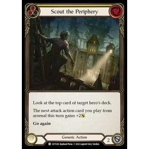 FaB Löskort: Outsiders: Scout the Periphery (Yellow) (Rainbow Foil)