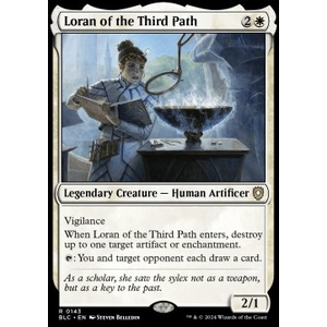 Magic löskort: Commander: Bloomburrow: Loran of the Third Path