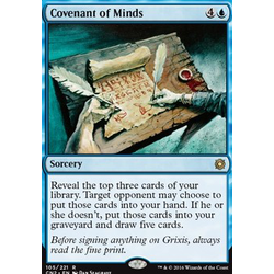 Magic löskort: Conspiracy: Take the Crown: Covenant of Minds