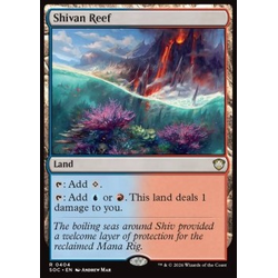 Magic löskort: Commander: Secrets of Strixhaven: Shivan Reef