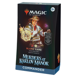 Magic The Gathering: Murders At Karlov Manor Commander Deck Blame Game