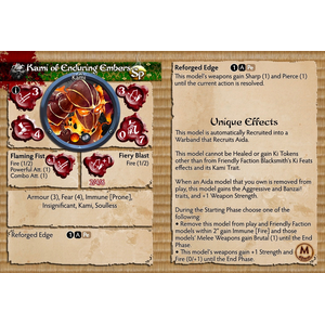 Minimoto clan: Aida & Kami of Enduring Embers (resin)