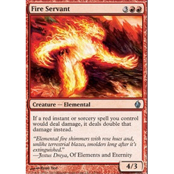 Magic Löskort: Premium Deck - Fire and Lightning: Fire Servant (Foil)