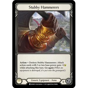 FaB Löskort: Monarch Unlimited: Stubby Hammerers