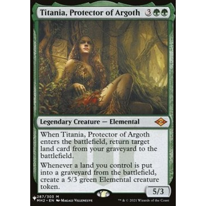 Magic löskort: The List: Titania, Protector of Argoth