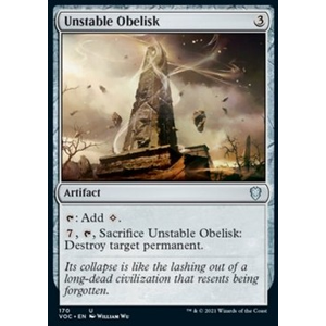 Magic löskort: Commander: Innistrad: Crimson Vow: Unstable Obelisk