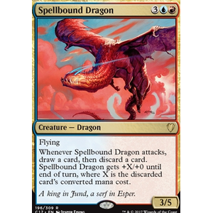 Magic löskort: Commander 2017: Spellbound Dragon