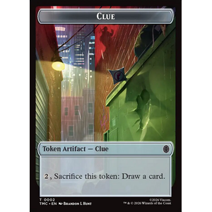 Magic löskort: Commander: Teenage Mutant Ninja Turtles: Clue Token / Rat Token (B 1/1)