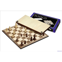 Schack/Chess Set, folding, field 40 mm