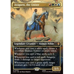 Magic löskort: The Hobbit: Aragorn, the Uniter (Foil)