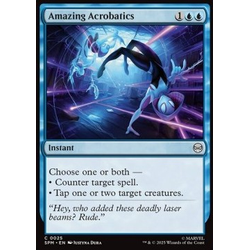 Magic löskort: Magic: the Gathering: Marvel's Spider-Man: Amazing Acrobatics (Foil)