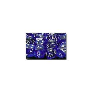 Translucent: Blue/white (10-die set)