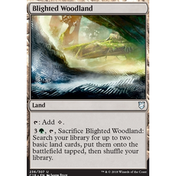 Magic löskort: Commander 2018: Blighted Woodland
