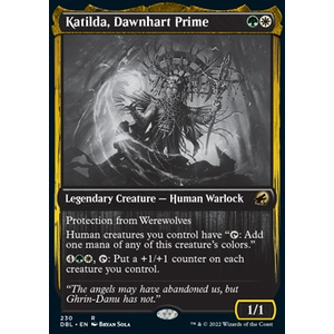 Magic löskort: Innistrad: Double Feature: Katilda, Dawnhart Prime