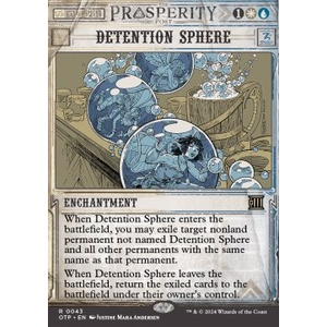 Magic löskort: Breaking News: Detention Sphere (Foil)