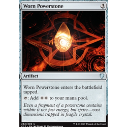 Magic löskort: Commander 2017: Worn Powerstone