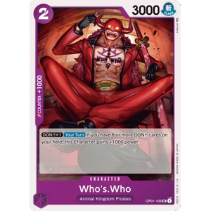 One Piece Löskort: Romance Dawn: Who's.Who