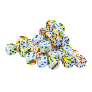Chessex: D6 Dice 12mm Brush Breezy/blue (36)