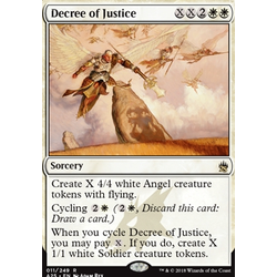 Magic löskort: Masters 25: Decree of Justice