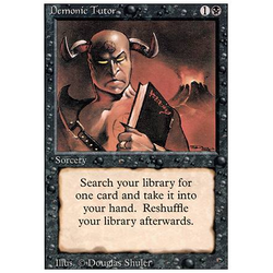 Magic löskort: Revised: Demonic Tutor
