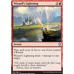 Magic löskort: Dominaria: Wizard's Lightning