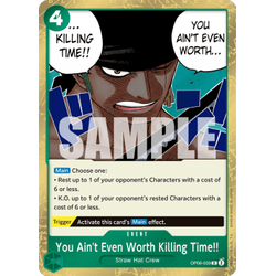 One Piece Löskort: Wings of the Captain: You Ain't Even Worth Killing Time!!