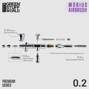 Premium Series GHPM-Mobius Airbrush (0.2mm)