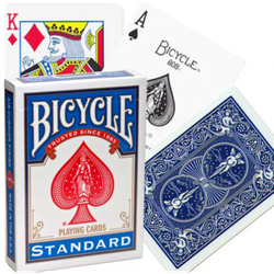 Bicycle kortlekar - Poker Standard Index (Blue)
