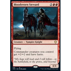 Magic löskort: Commander: Innistrad: Crimson Vow: Bloodsworn Steward