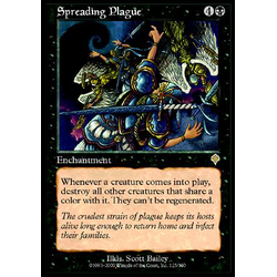 Magic löskort: Invasion: Spreading Plague (koreansk)