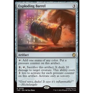 Magic löskort: Commander: Teenage Mutant Ninja Turtles: Exploding Barrel