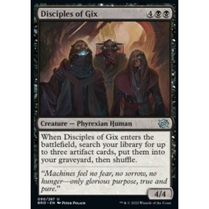 Magic löskort: The Brothers' War: Disciples of Gix