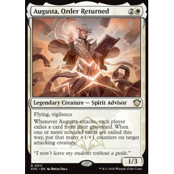 Magic löskort: Commander: Secrets of Strixhaven: Augusta, Order Returned