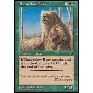 Magic löskort: Portal Second Age: Razorclaw Bear