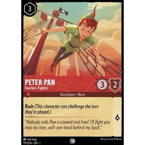 Lorcana Löskort: The First Chapter: Peter Pan - Fearless Fighter