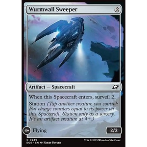 Magic löskort: Edge of Eternities: Wurmwall Sweeper (Foil)